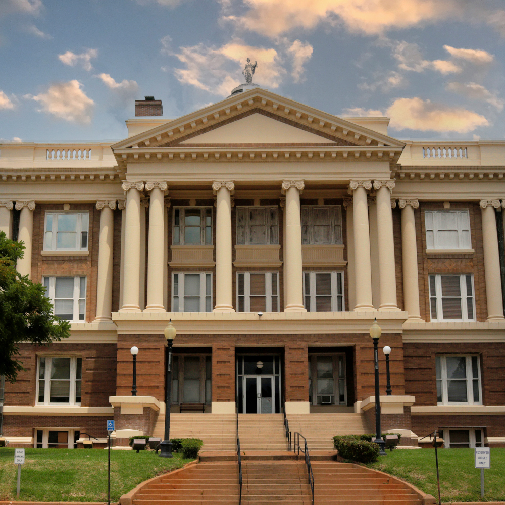 Historic Anderson County Courthouse in downtown Palestine, Texas
